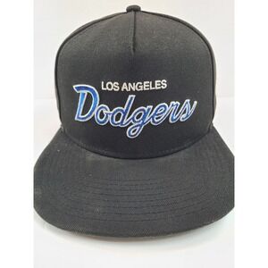 New Era 9FIFTY Los Angeles Dodgers MLB Snapback Hat Black Green Baseball Team